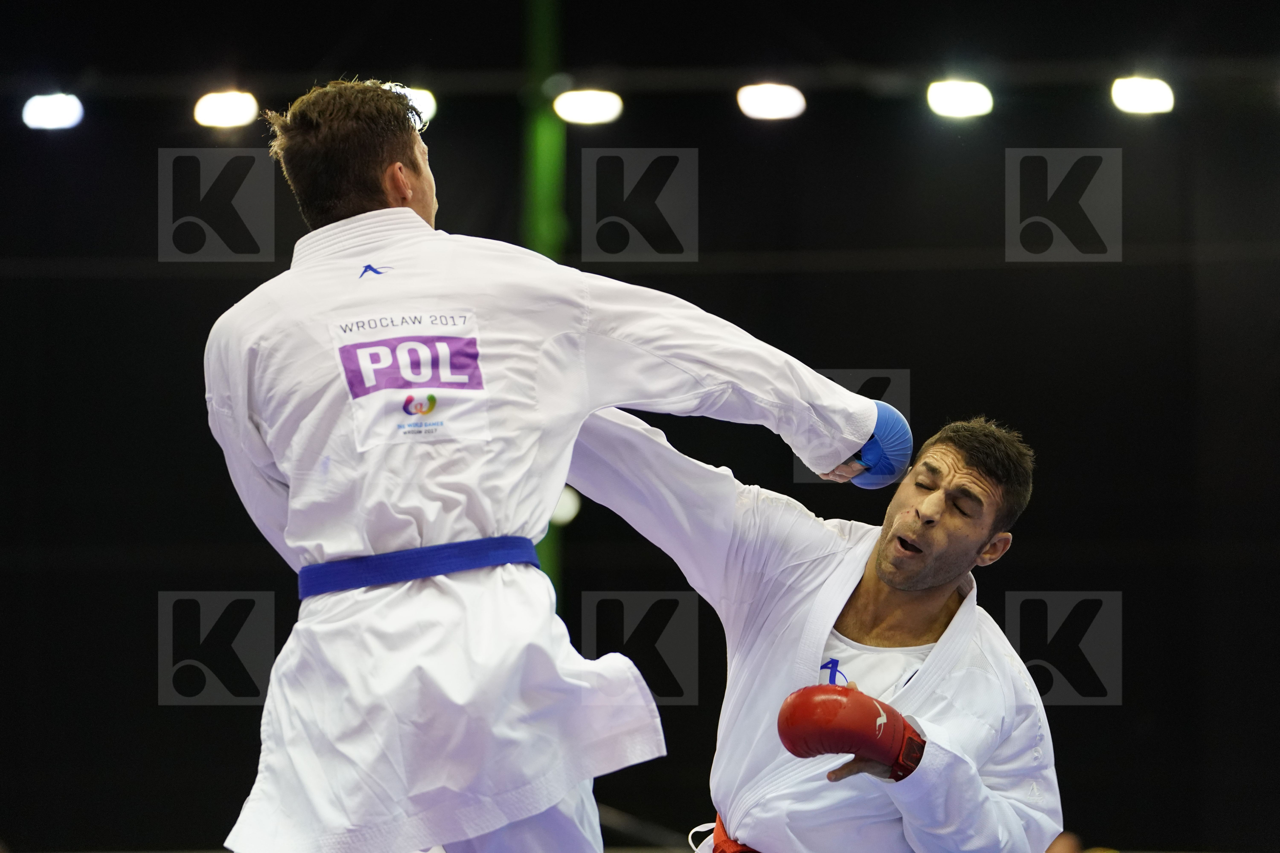Iran Islamic Republic of Male Kumite -84kg Poland Poorshab Zabiollah Warda Kamil
